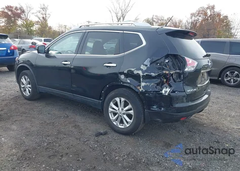 2015 Nissan Rogue Sv from USA, damaged, VIN KNMAT2MV2FP501243